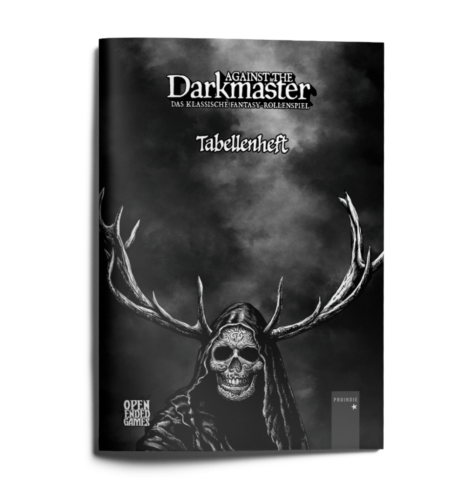 Against the Darkmaster Tabellenheft